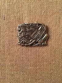 Mignot Faget Sterling Silver Beast of Ignorance Pin //269